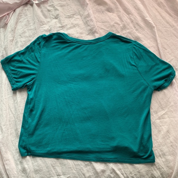 Teal short sleeve shirt - Picture 3 of 5